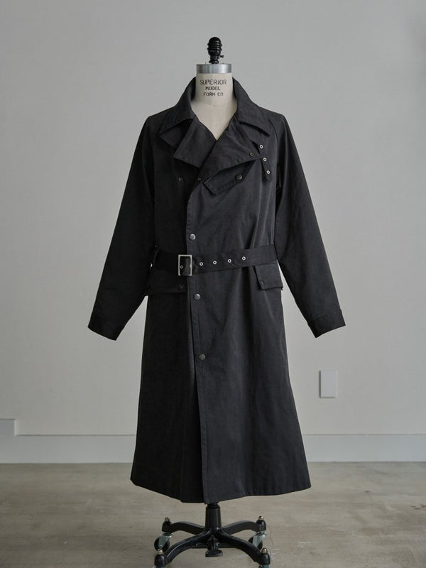 Velvet Suede Motorcycle Coat [BLACK] - PRY