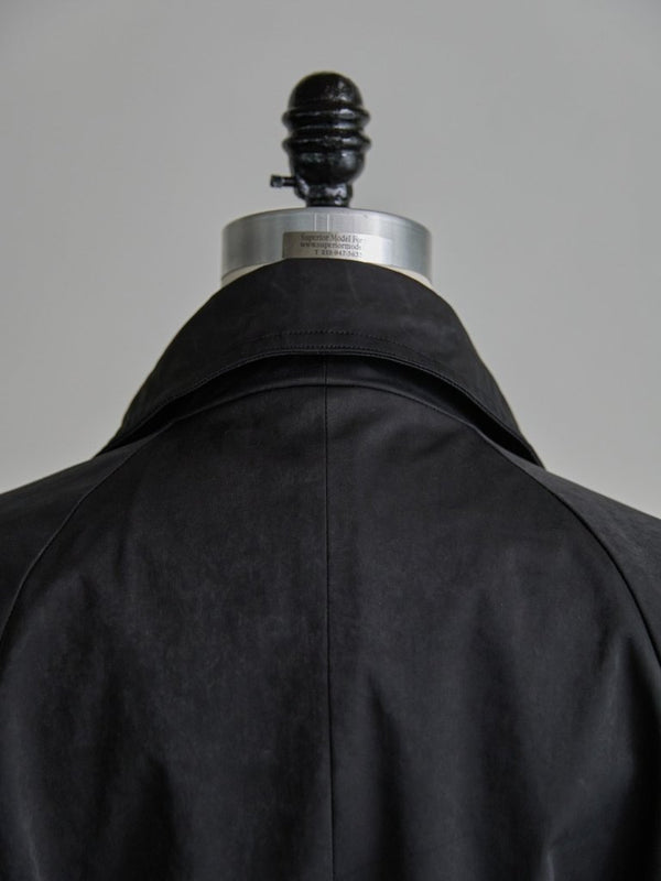 Velvet Suede Motorcycle Coat [BLACK] - PRY