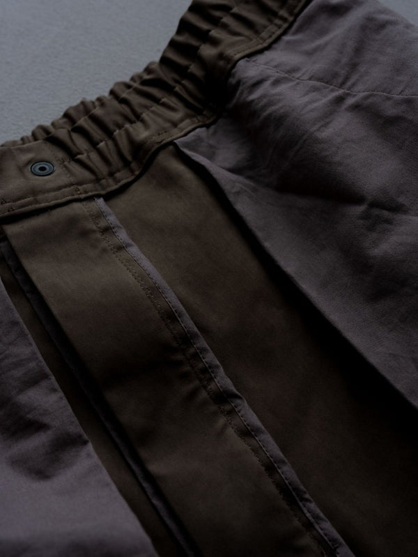 Velvet Suede Sarouel Crop Pants [UMBER] - PRY