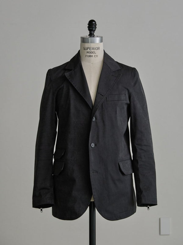Velvet Suede Tailored Jacket [BLACK] - PRY