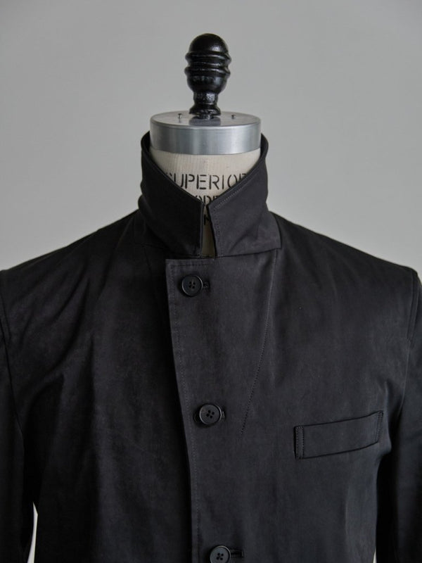Velvet Suede Tailored Jacket [BLACK] - PRY