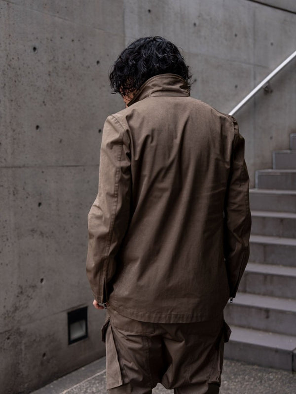Velvet Suede Tailored Jacket [UMBER] - PRY