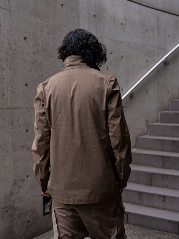 Velvet Suede Tailored Jacket [UMBER] - PRY