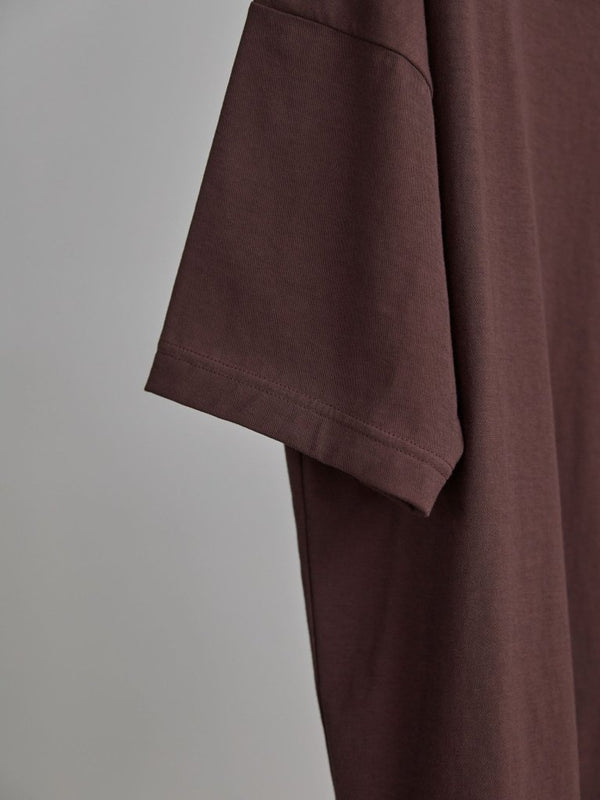 Vertical T-shirt 【Bitter Brown】 - PRY