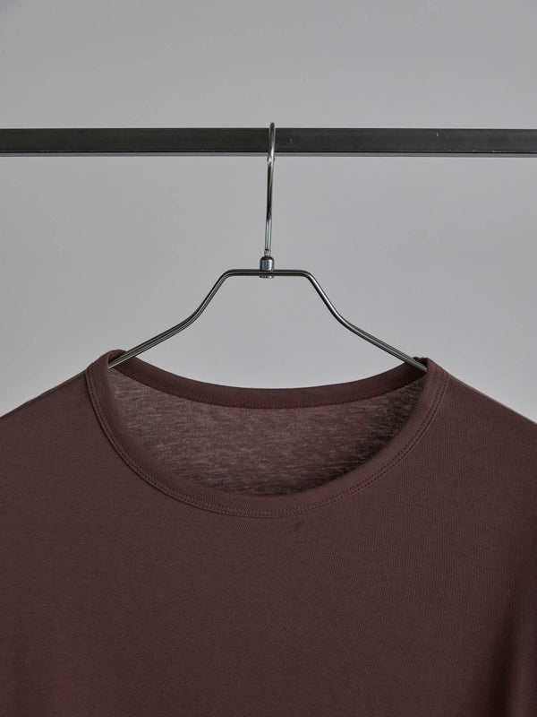 Vertical T-shirt 【Bitter Brown】 - PRY