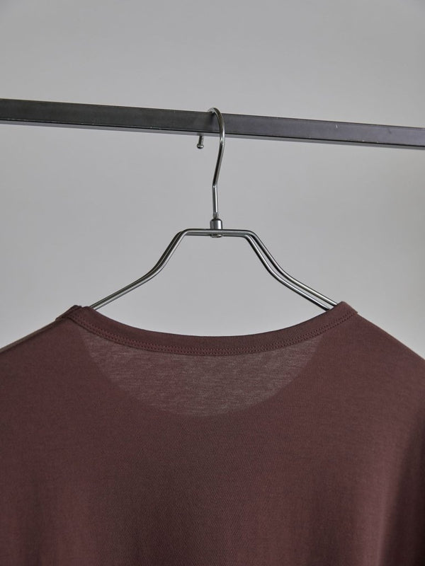 Vertical T-shirt 【Bitter Brown】 - PRY