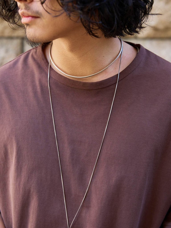 Vertical T-shirt 【Bitter Brown】 - PRY