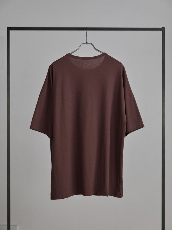 Vertical T-shirt 【Bitter Brown】 - PRY