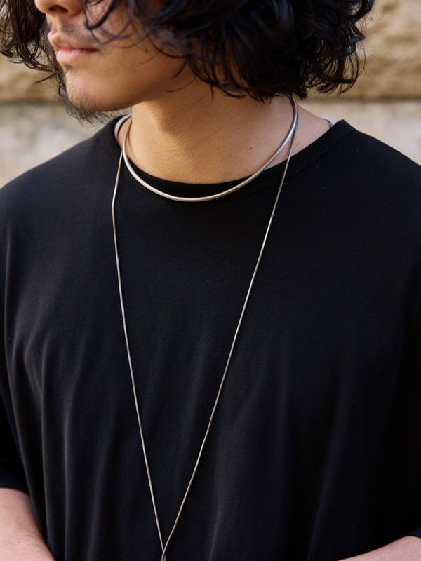 Vertical T-shirt 【Deep Black】 - PRY