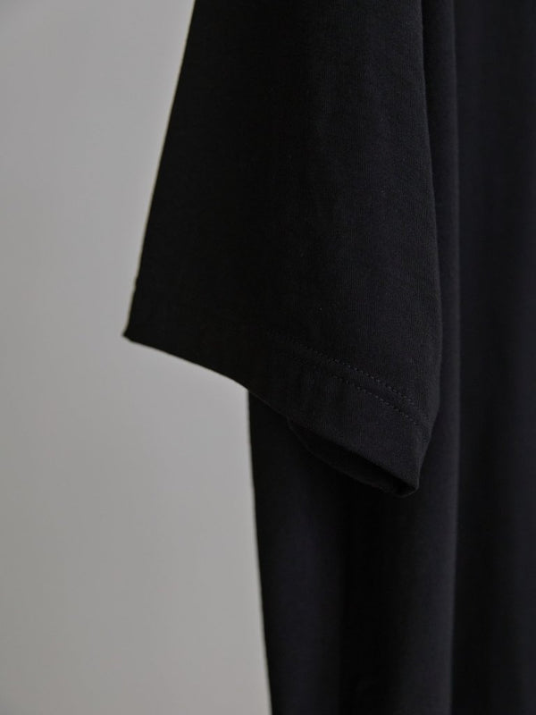 Vertical T-shirt 【Deep Black】 - PRY
