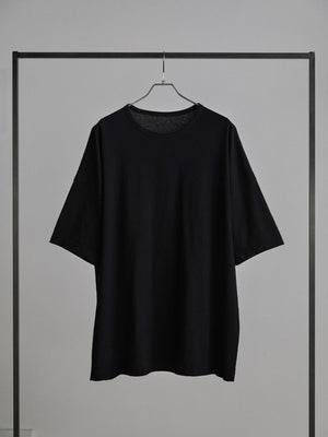 Vertical T-shirt 【Deep Black】 - PRY