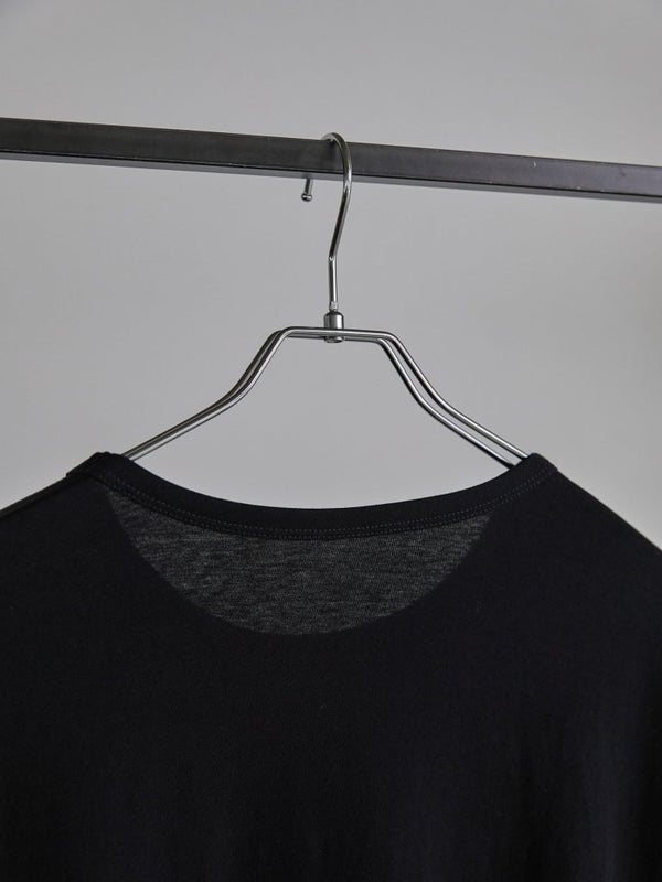 Vertical T-shirt 【Deep Black】 - PRY