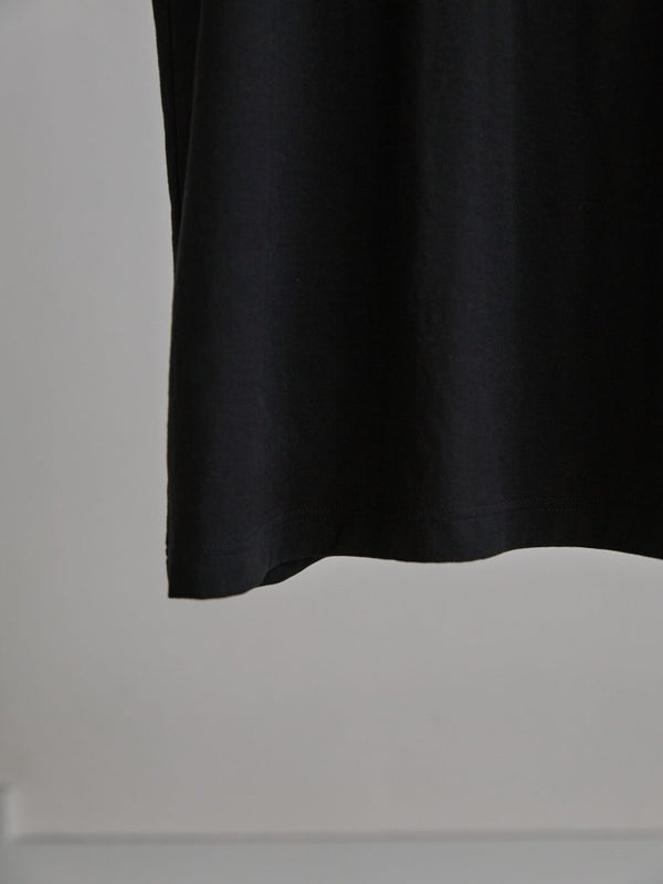 Vertical T-shirt 【Deep Black】 - PRY