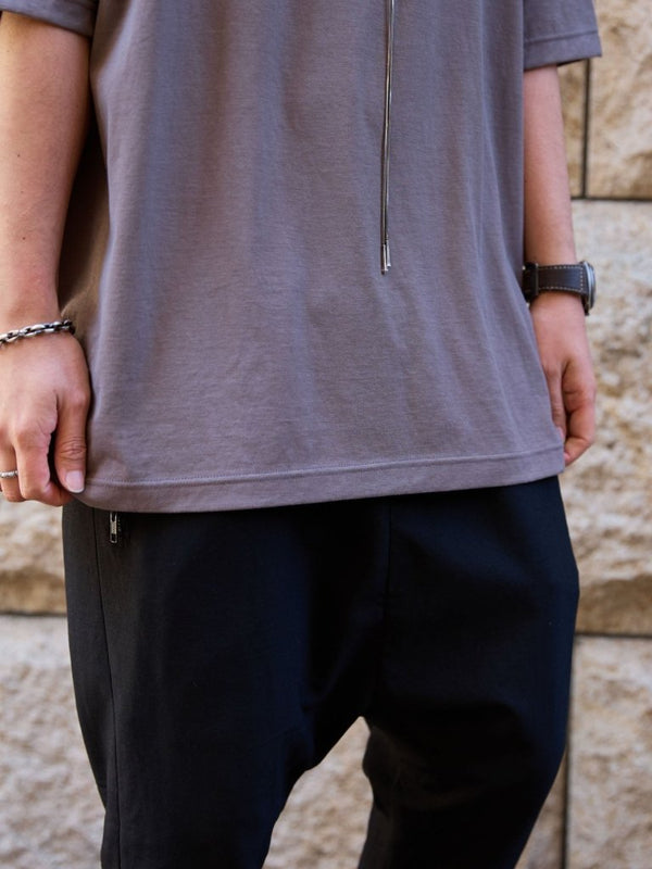 Vertical T-shirt 【Nudy Taupe】 - PRY