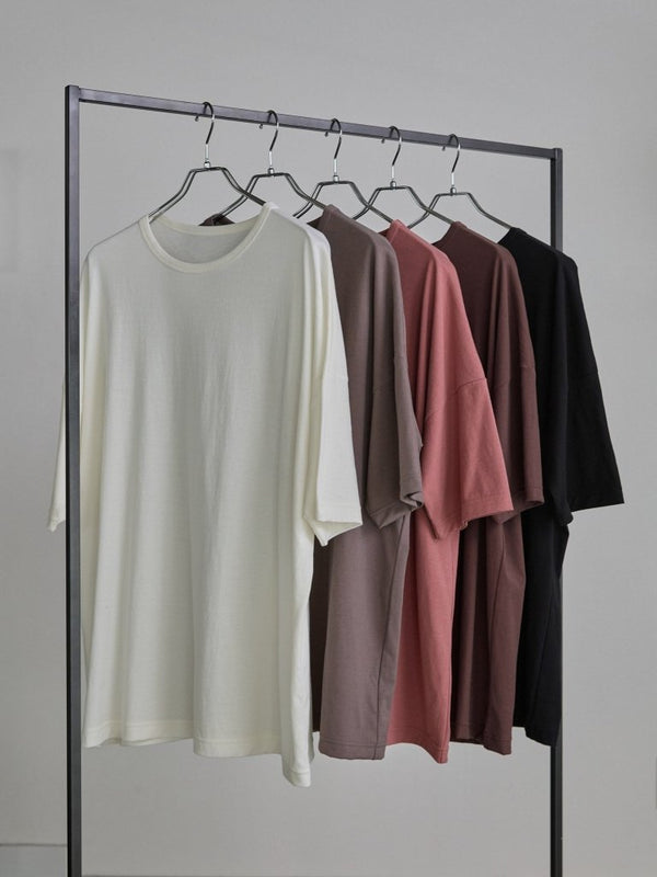 Vertical T-shirt 【Smoky Pink】 - PRY