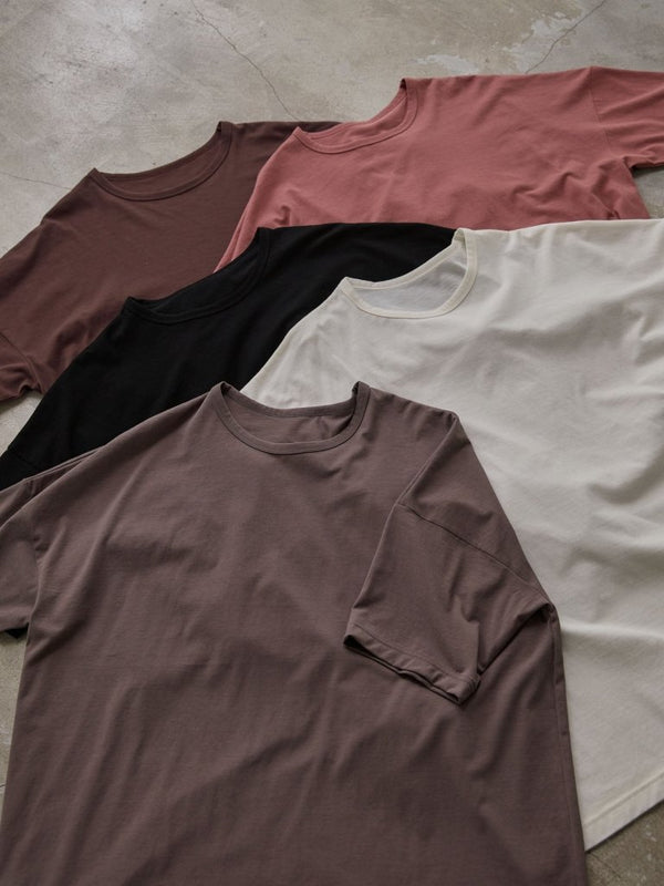 Vertical T-shirt 【Smoky Pink】 - PRY