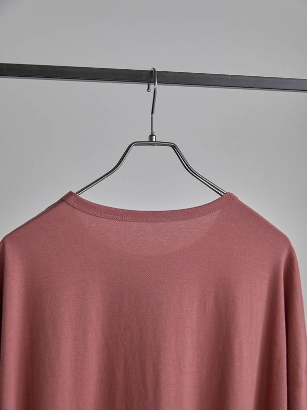 Vertical T-shirt 【Smoky Pink】 - PRY
