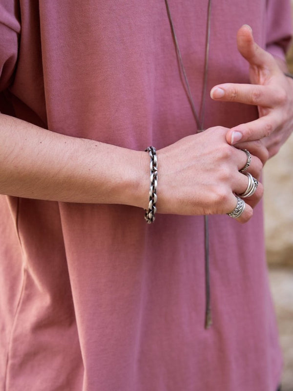 Vertical T-shirt 【Smoky Pink】 - PRY