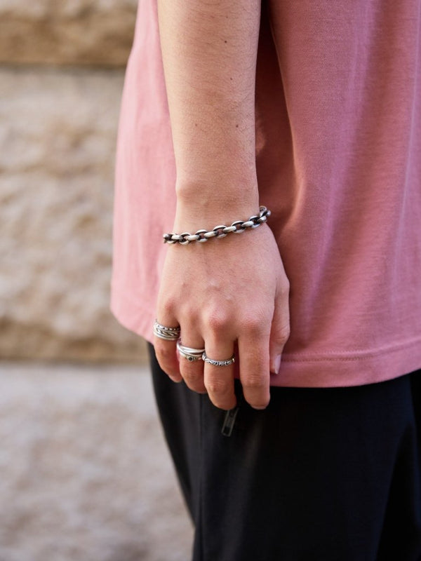 Vertical T-shirt 【Smoky Pink】 - PRY