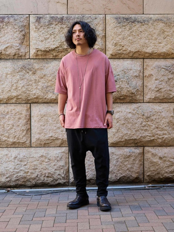 Vertical T-shirt 【Smoky Pink】 - PRY