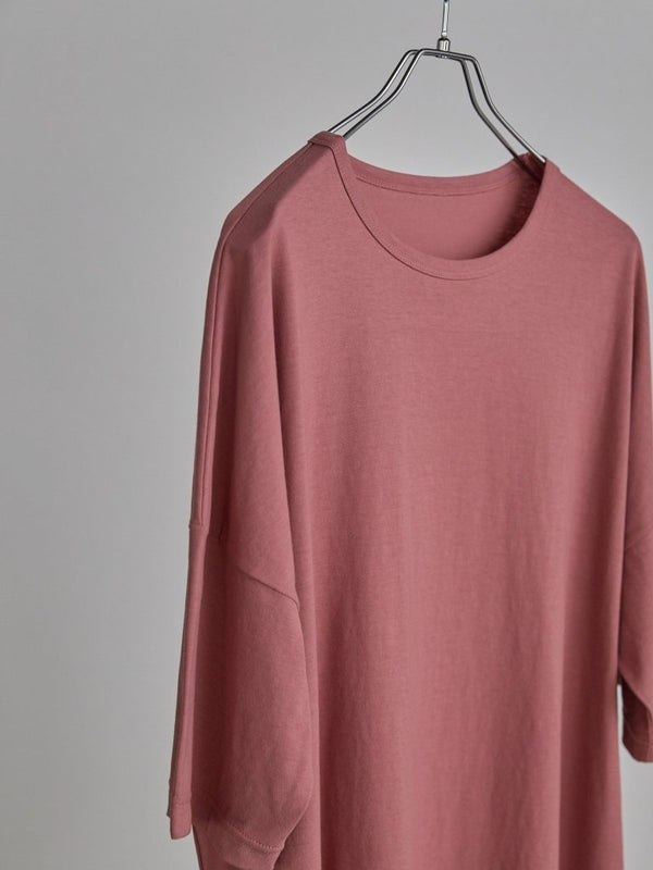 Vertical T-shirt 【Smoky Pink】 - PRY