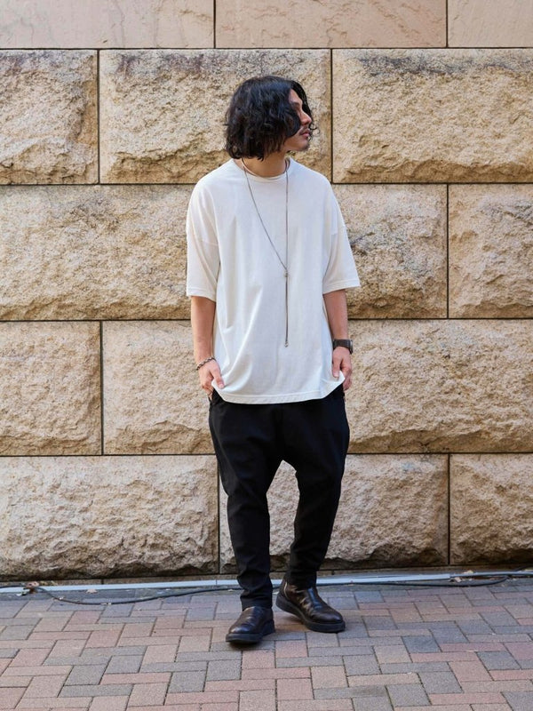 Vertical T-shirt 【Vintage White】 - PRY