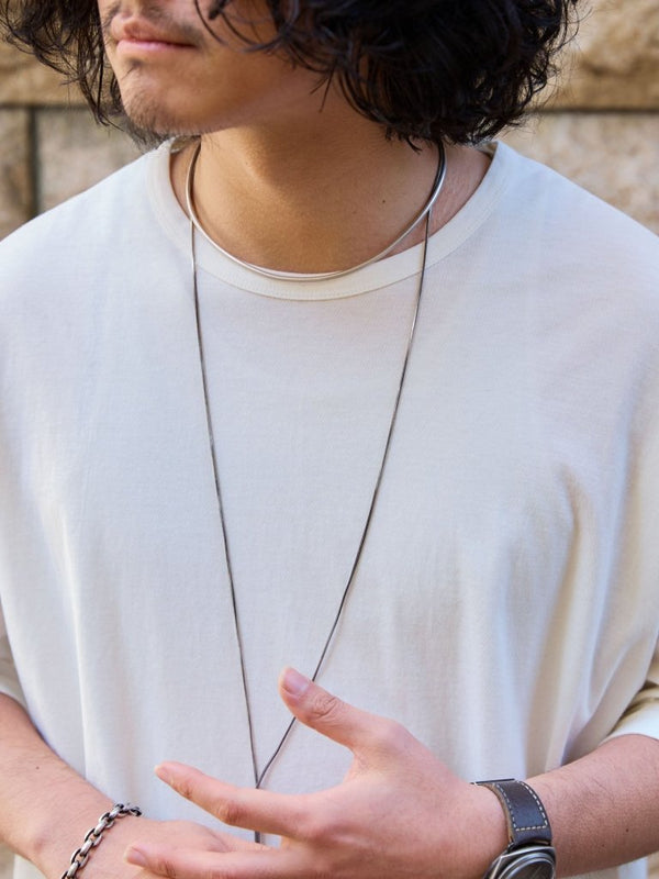 Vertical T-shirt 【Vintage White】 - PRY