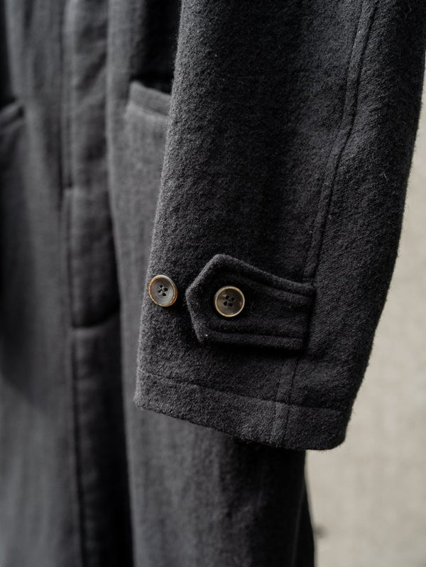 Washed Serge Overcoat [尾州ウール] - PRY