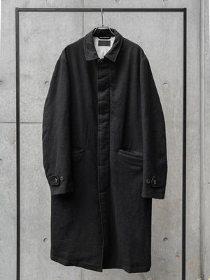 Washed Serge Overcoat [尾州ウール] - PRY