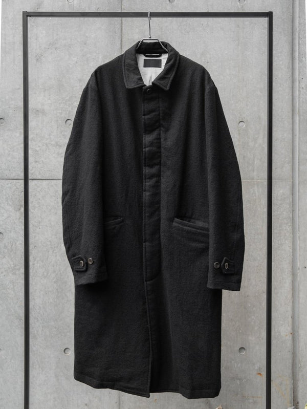 Washed Serge Overcoat [尾州ウール] - PRY