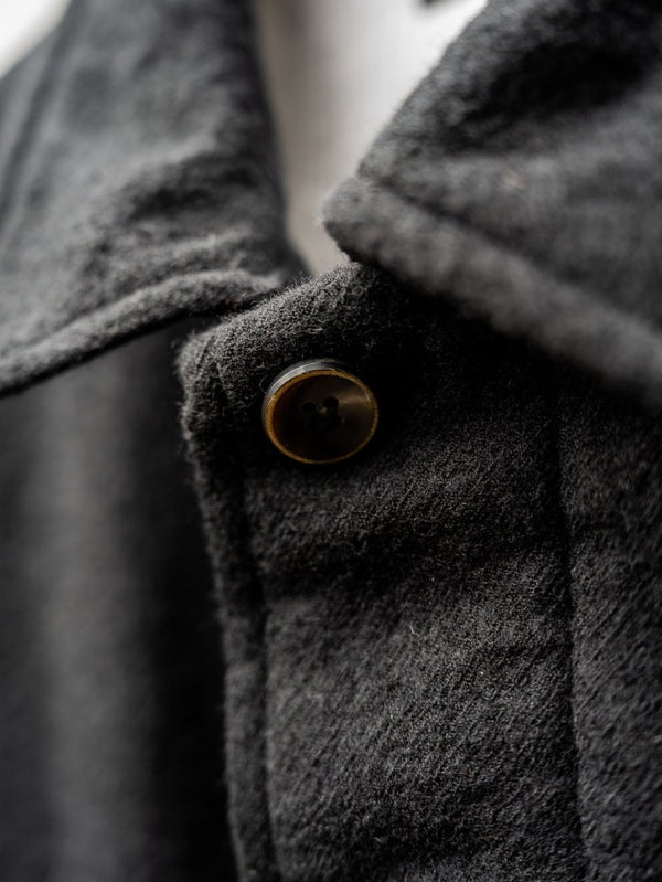 Washed Serge Overcoat [尾州ウール] - PRY