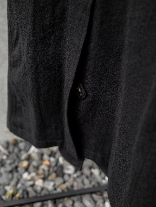 Washed Serge Overcoat [尾州ウール] - PRY