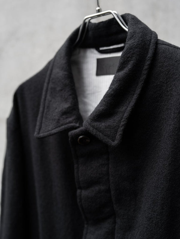 Washed Serge Overcoat [尾州ウール] - PRY