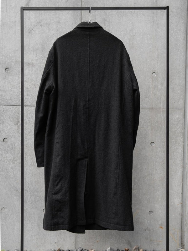 Washed Serge Overcoat [尾州ウール] - PRY