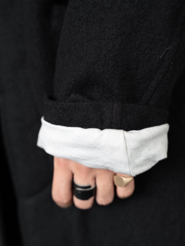 Washed Serge Overcoat [尾州ウール] - PRY