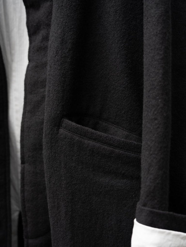 Washed Serge Overcoat [尾州ウール] - PRY