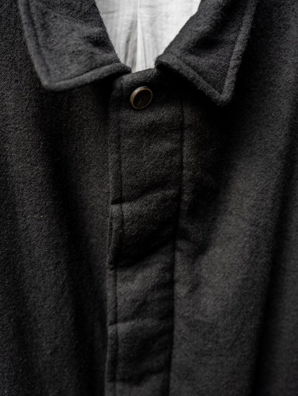 Washed Serge Overcoat [尾州ウール] - PRY