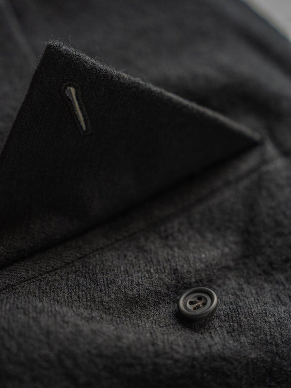 Washed Serge Sarouel Wide Pants【black】 - PRY