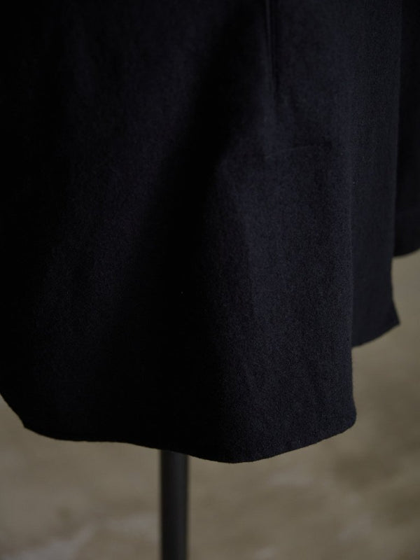 Washed Serge Vareuse Shirt Jacket 【black】 - PRY