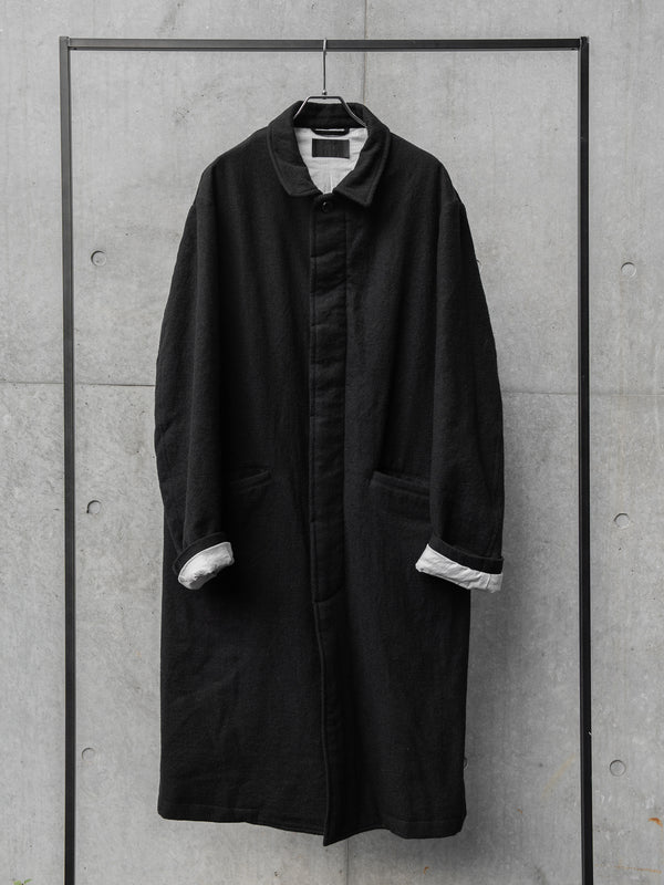 Washed Serge Overcoat [尾州ウール]