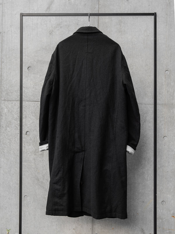 Washed Serge Overcoat [尾州ウール]