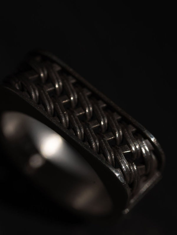Woven Signet Ring [silver925] - PRY