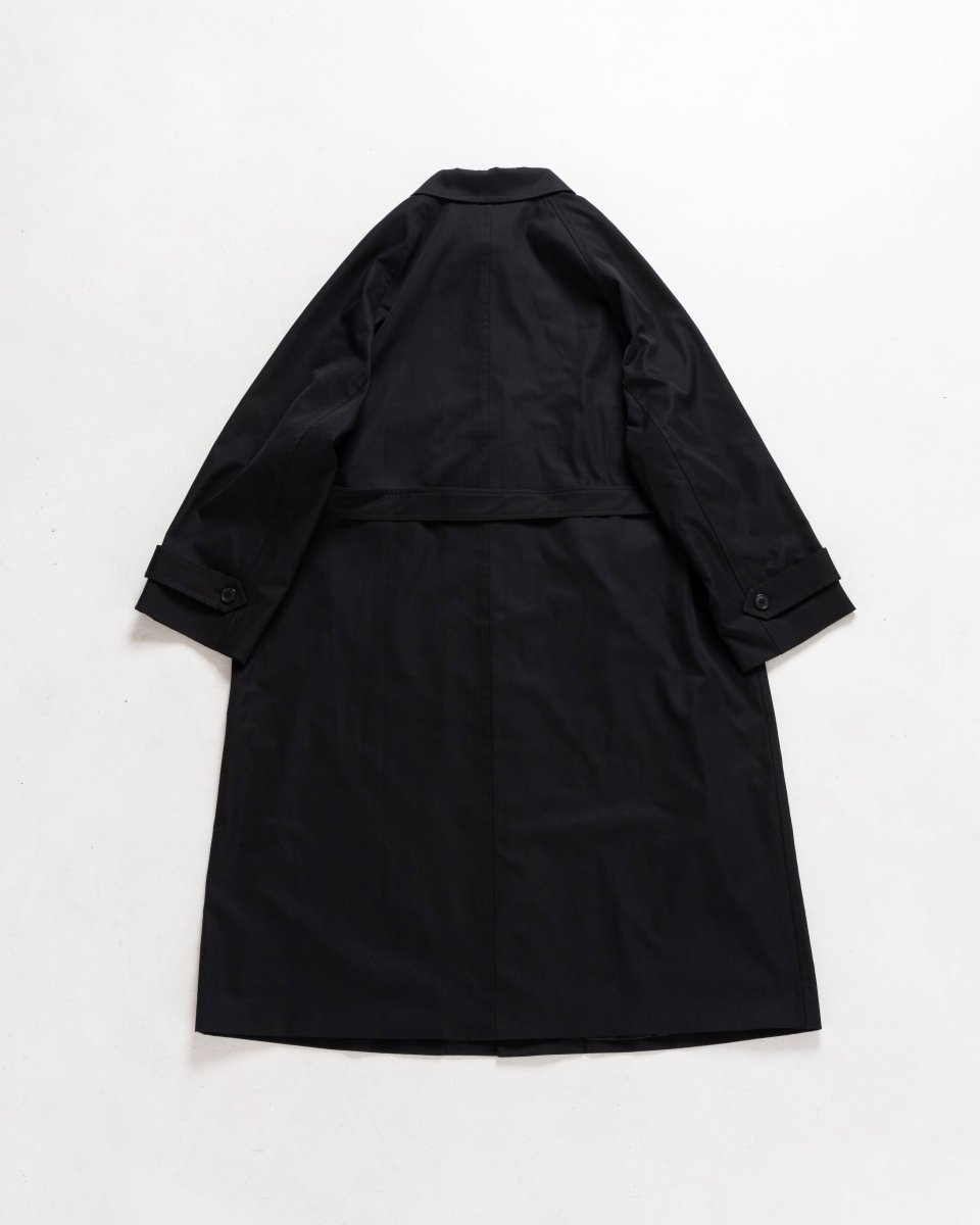 Black Extreme-fit Belted Coat - PRY / プライ