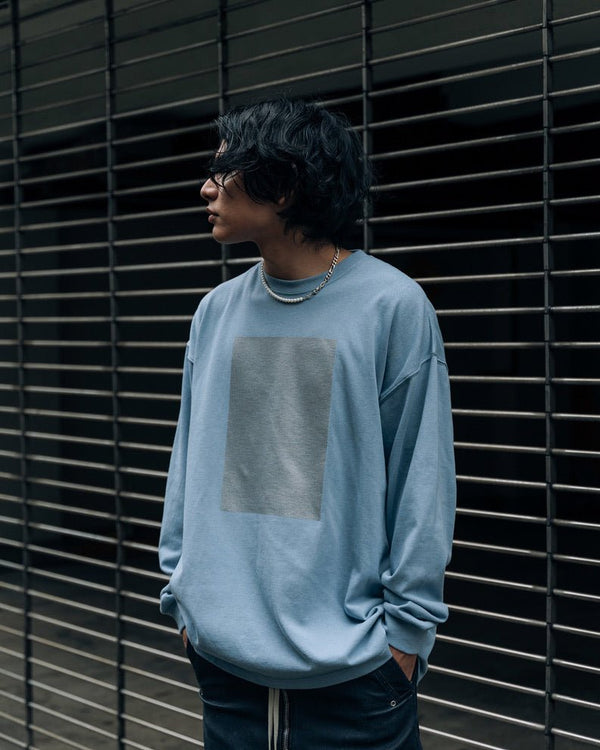 Blue Washed Signature L/S T-shirt - PRY / プライ