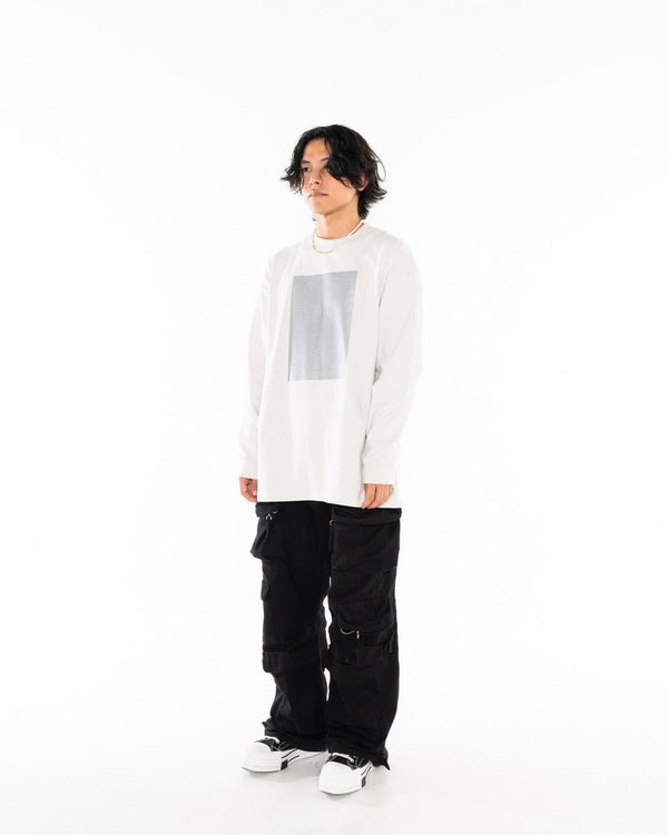 Gray Washed Signature L/S T-shirt - PRY / プライ