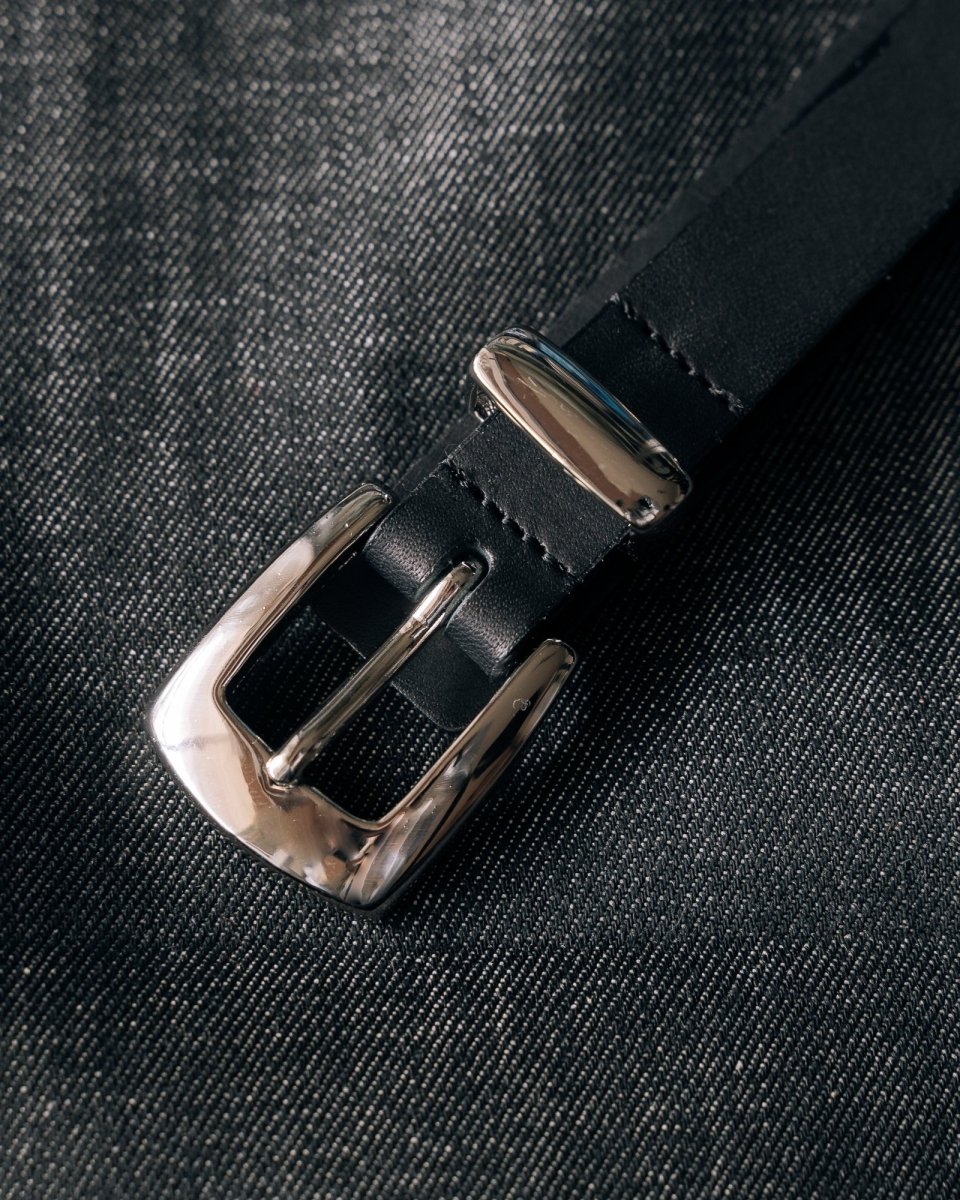 PRY / Metal Buckle Leather Belt