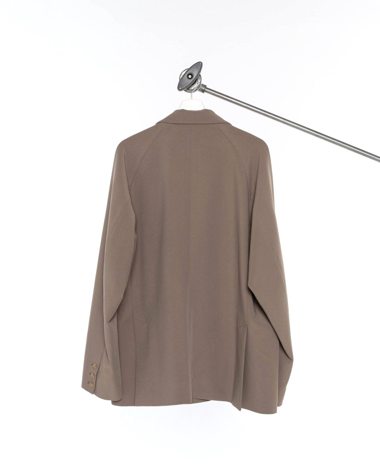 Taupe Oversized Double Breasted Jacket - PRY / プライ